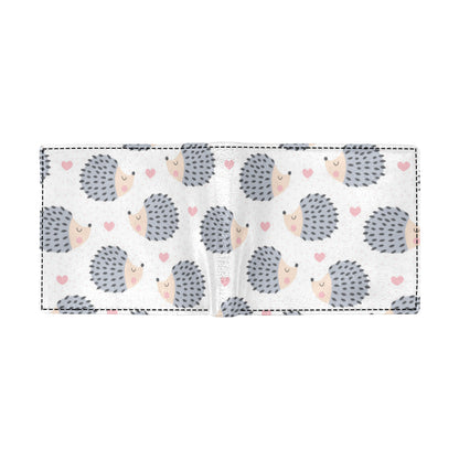 Hedgehog Baby Pattern Print Design 03 Men's ID Card Wallet