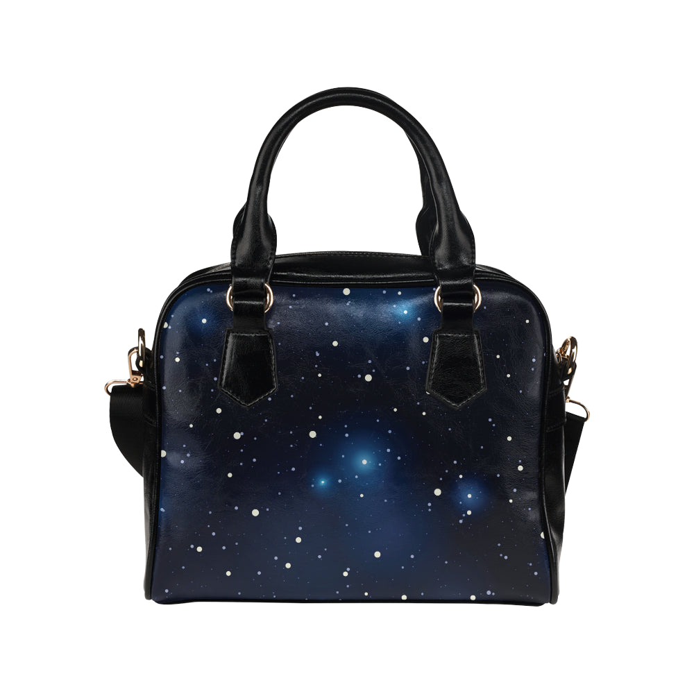 Night sky Pattern Print Design A02 Shoulder Handbag