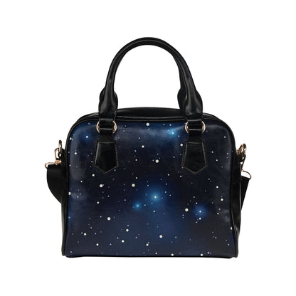 Night sky Pattern Print Design A02 Shoulder Handbag