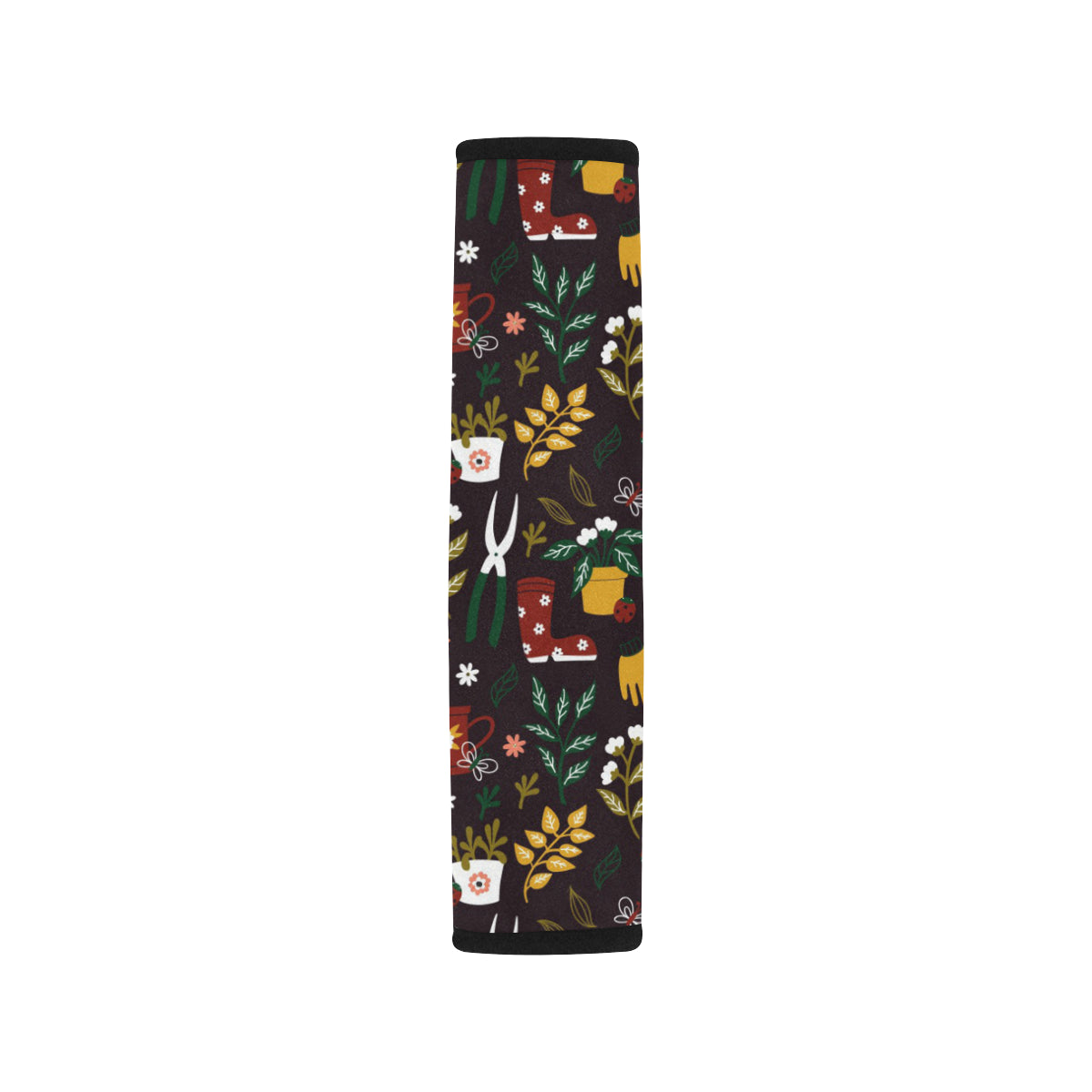 Gardening Pattern Print Design G05 Car Seat Belt Cover
