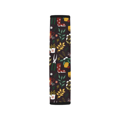 Gardening Pattern Print Design G05 Car Seat Belt Cover