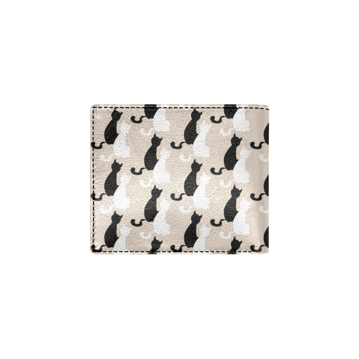 Cat Pattern Print Design 04 Men's ID Card Wallet
