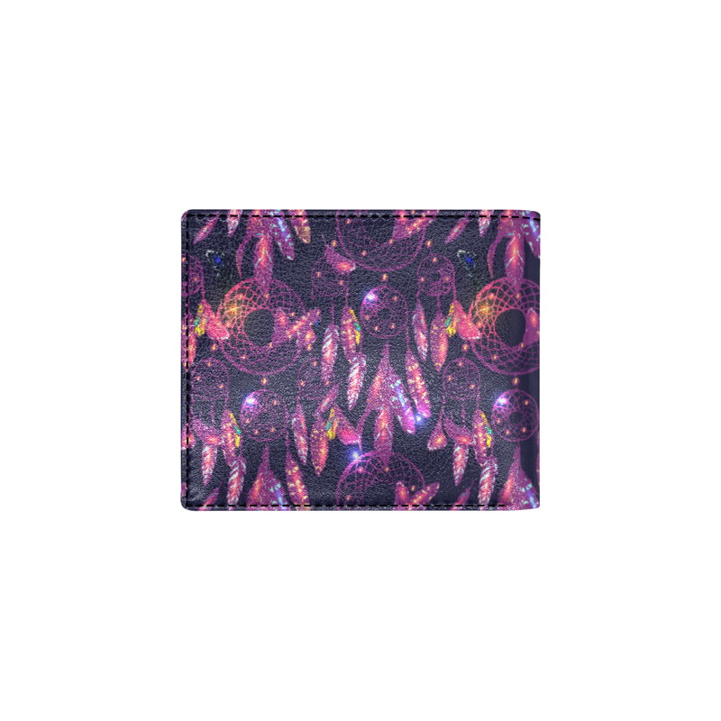 Dream catcher neon Men's ID Card Wallet