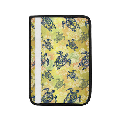 Hawaiian Turtle Tribal Design Print Car Seat Belt Cover