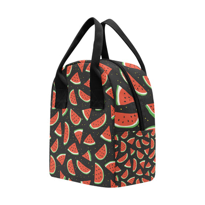 Watermelon Pattern Print Design WM09 Insulated Lunch Bag