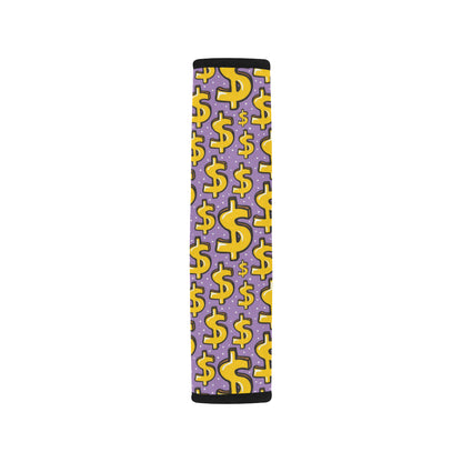 Dollar Pattern Print Design DO01 Car Seat Belt Cover