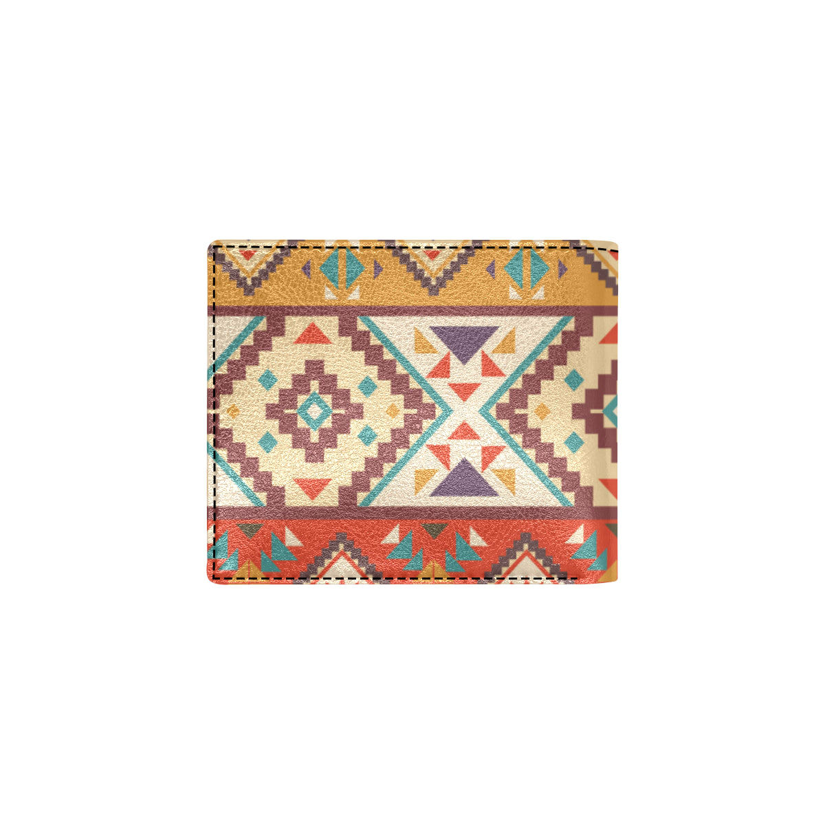 Navajo Pattern Print Design A01 Men's ID Card Wallet