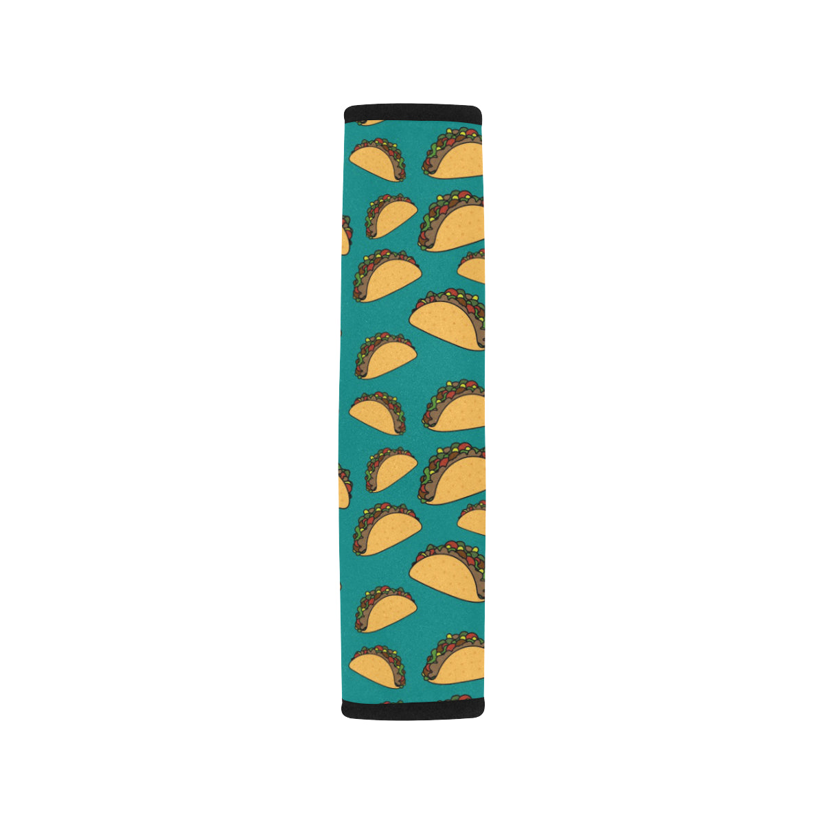 Taco Pattern Print Design TC07 Car Seat Belt Cover
