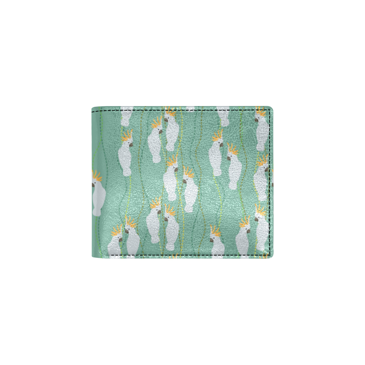 Cockatoo Pattern Print Design 01 Men's ID Card Wallet