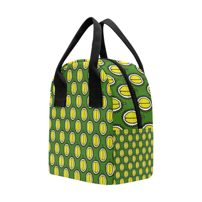 Durian Pattern Print Design DR01 Insulated Lunch Bag