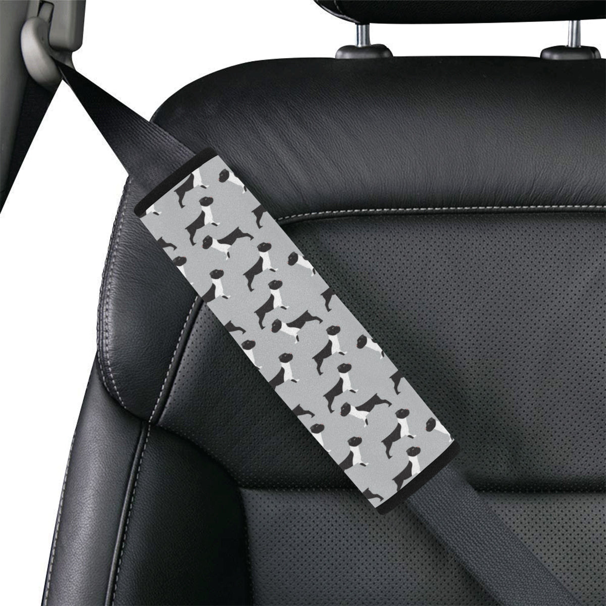 Boxers Pattern Print Design 01 Car Seat Belt Cover
