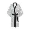 Angel Wings Pattern Print Design 01 Women's Short Kimono