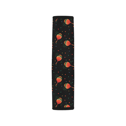 Maracas Pattern Print Design 03 Car Seat Belt Cover