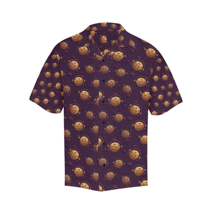 Cookie Pattern Print Design 03 Men's Hawaiian Shirt
