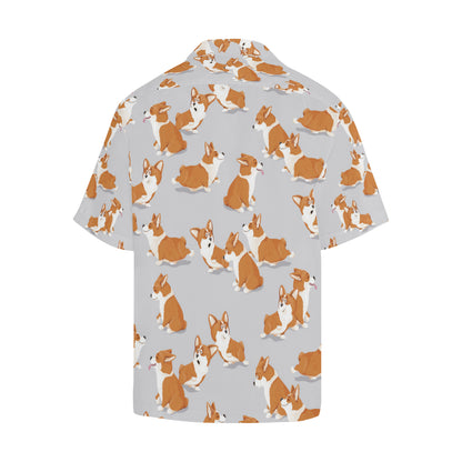 Pembroke Welsh Corgis Pattern Print Design A04 Men's Hawaiian Shirt