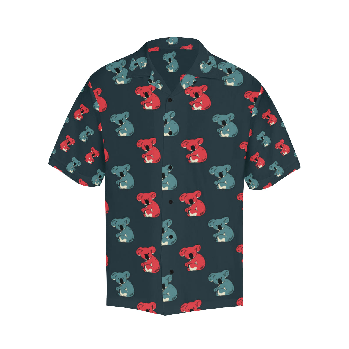 Koala Pattern Print Design 02 Men's Hawaiian Shirt