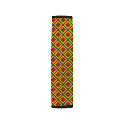 Rasta Reggae Color Cross Car Seat Belt Cover