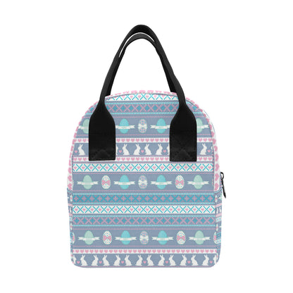 Easter Eggs Pattern Print Design RB013 Insulated Lunch Bag
