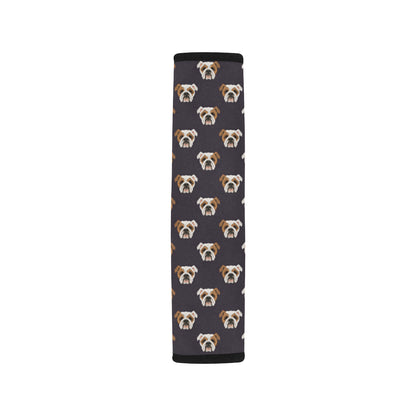 Bulldogs Pattern Print Design 03 Car Seat Belt Cover