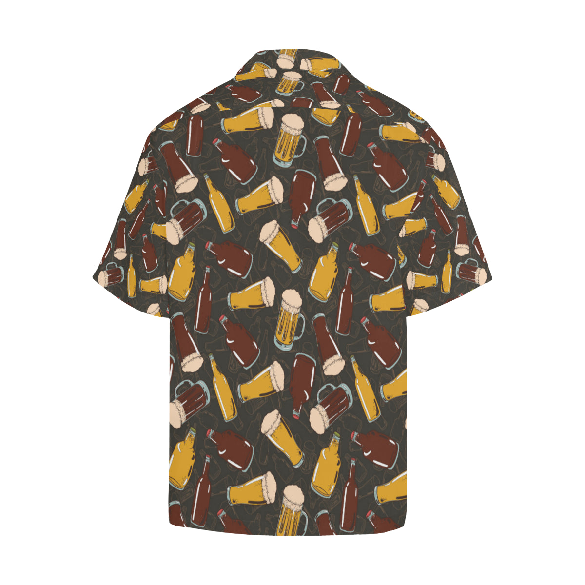 Beer Pattern Print Design 03 Men's Hawaiian Shirt