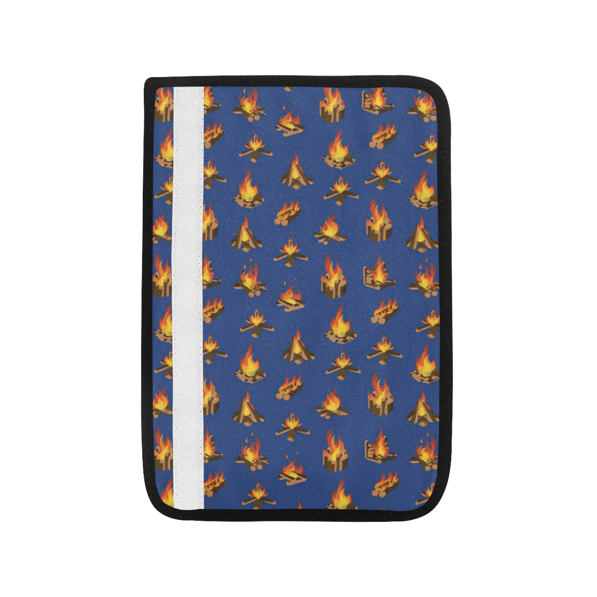 Campfire Pattern Print Design 03 Car Seat Belt Cover