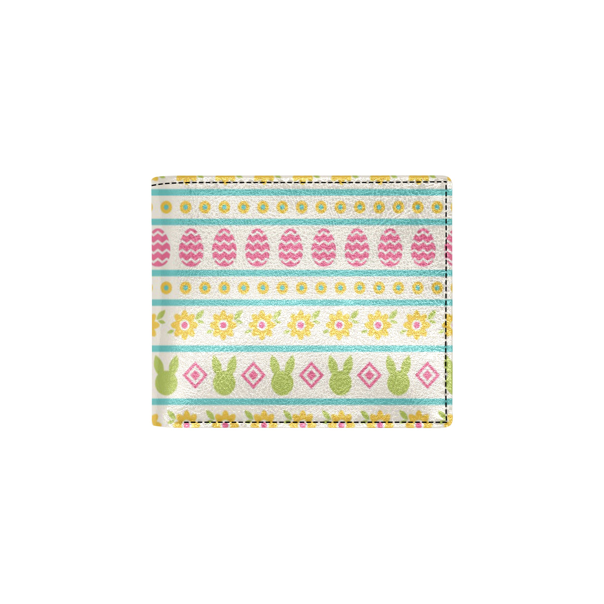 Easter Eggs Pattern Print Design RB016 Men's ID Card Wallet