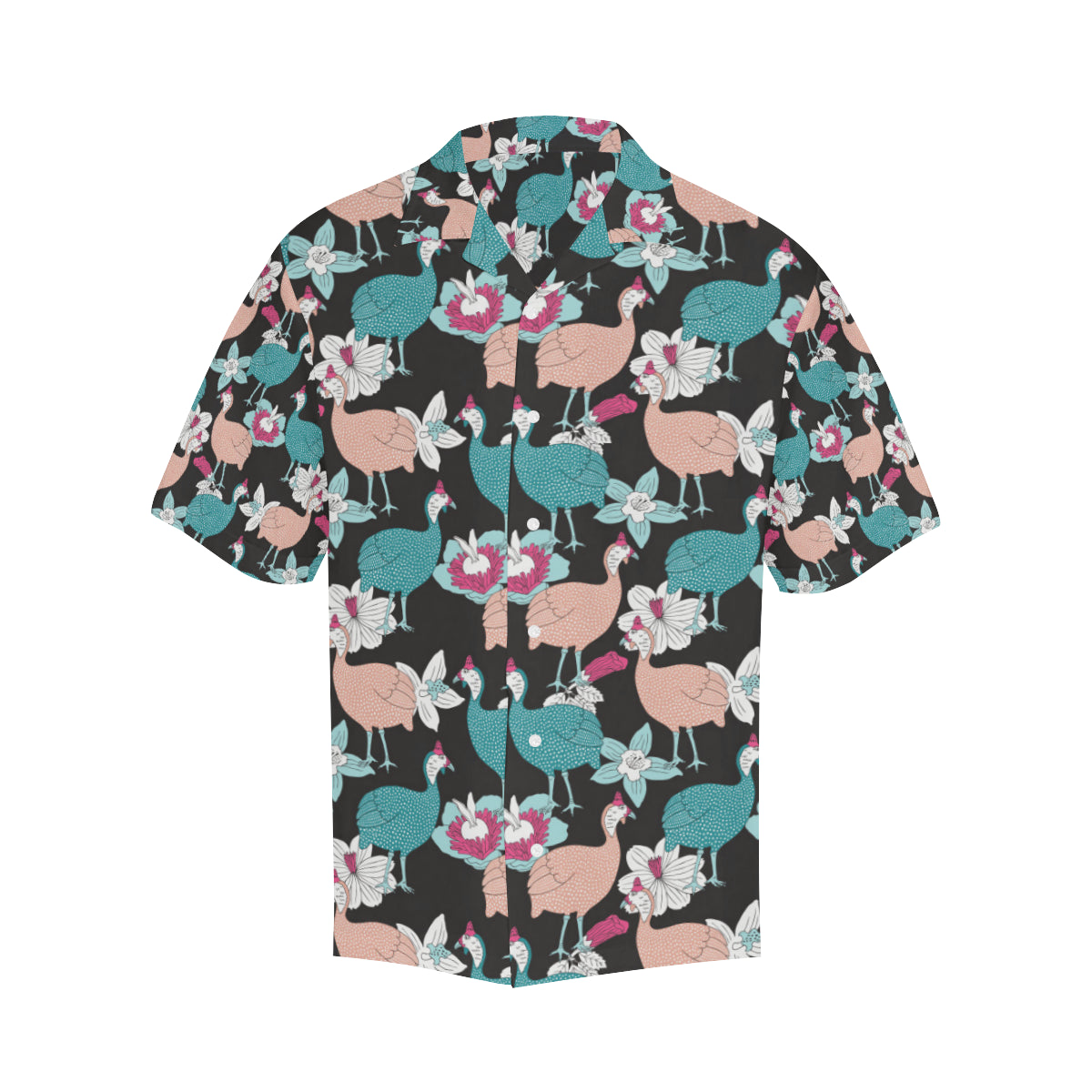 Guinea Fowl Pattern Print Design 03 Men's Hawaiian Shirt