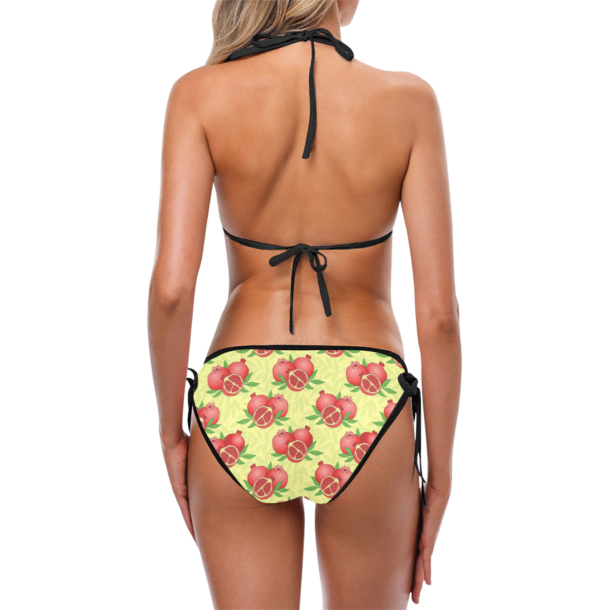 Pomegranate Pattern Print Design PG07 Bikini
