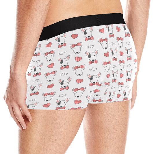 Bull Terriers Pattern Print Design 08 Men's Boxer Briefs