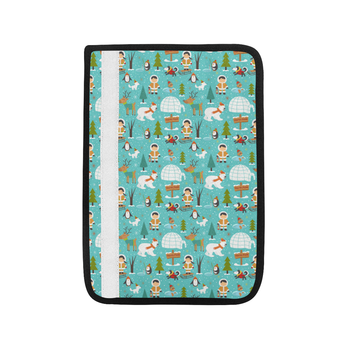 Eskimo Pattern Print Design 01 Car Seat Belt Cover