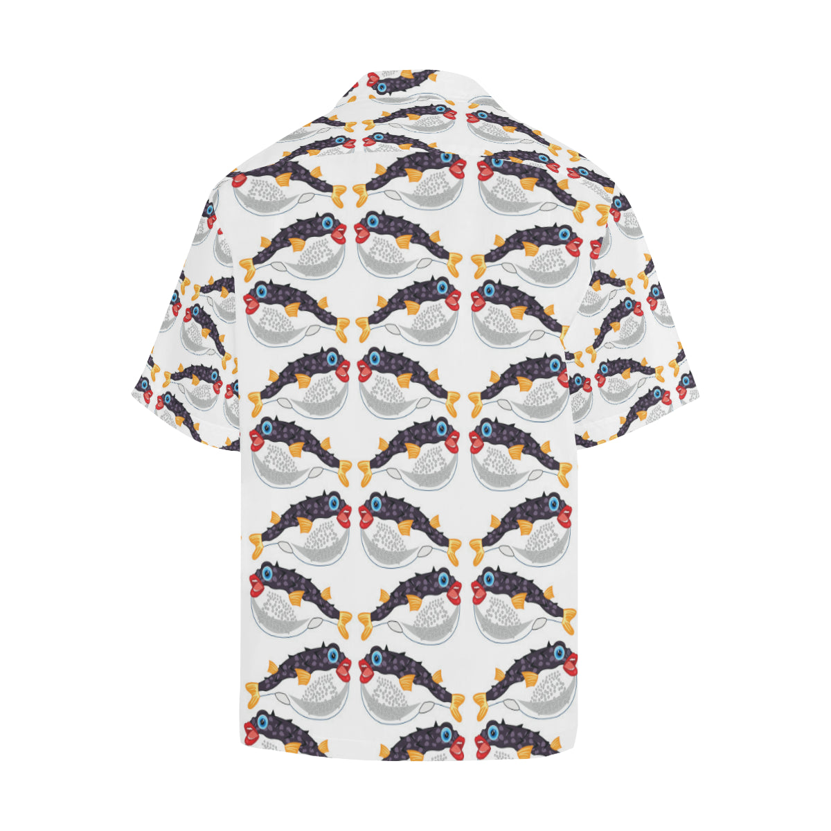 Fugu Pattern Print Design 03 Men's Hawaiian Shirt