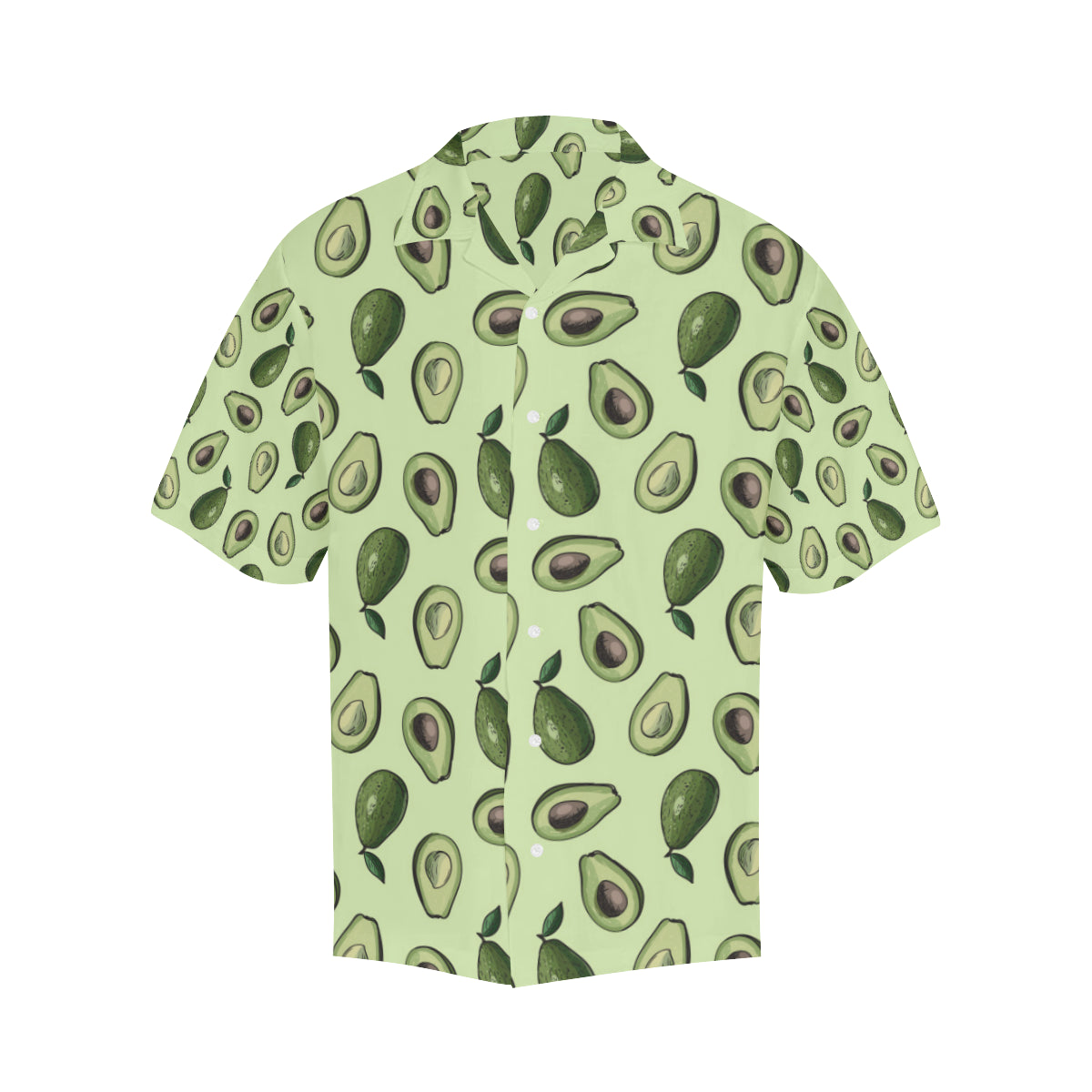 Avocado Pattern Print Design 02 Men's Hawaiian Shirt