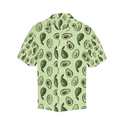 Avocado Pattern Print Design 02 Men's Hawaiian Shirt