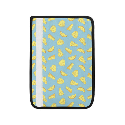 Cheese Pattern Print Design 04 Car Seat Belt Cover
