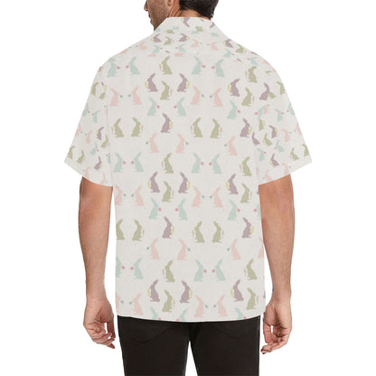 Bunny Pattern Print Design 05 Men's Hawaiian Shirt