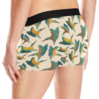 Kingfisher Pattern Print Design 02 Men's Boxer Briefs