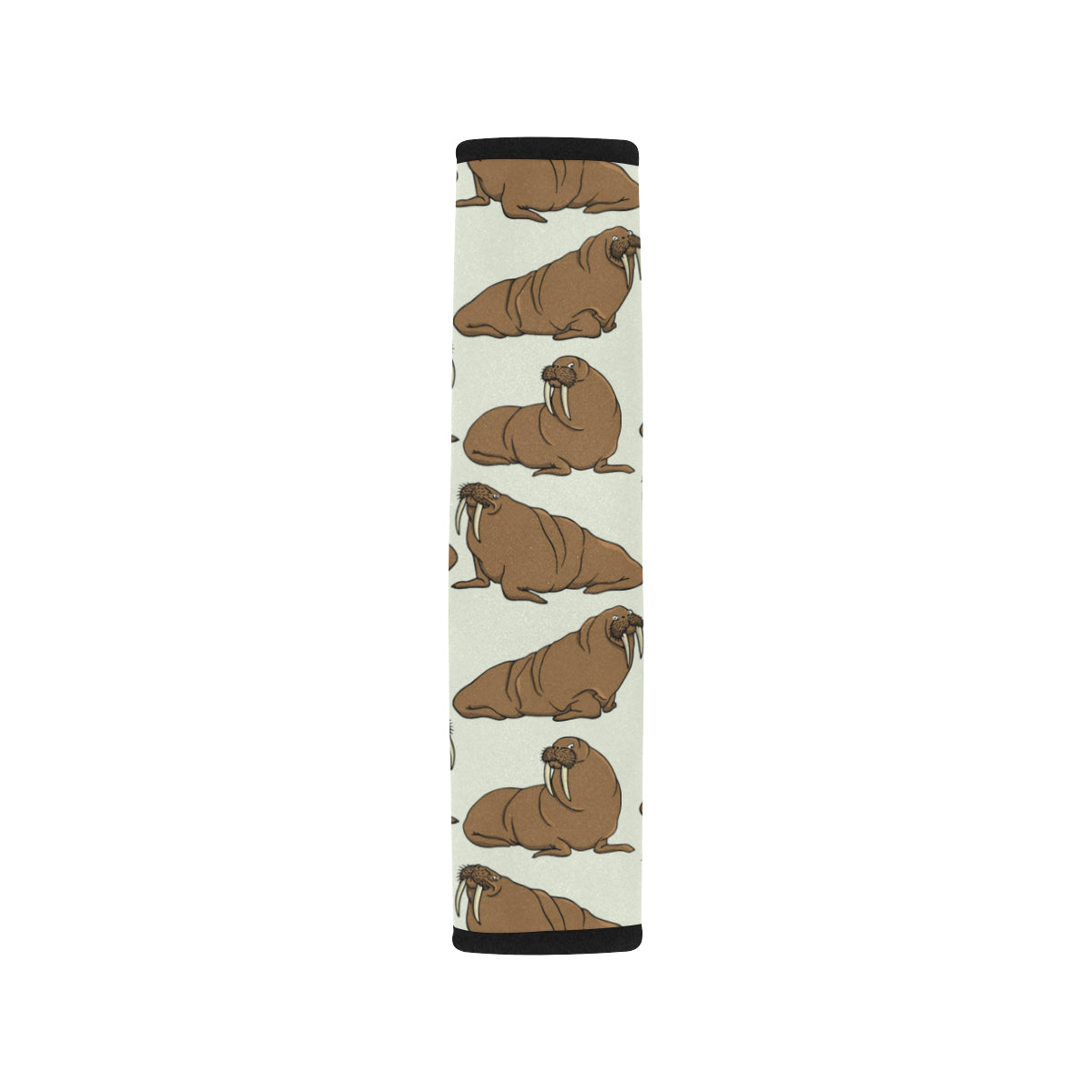 Walrus Pattern Print Design 03 Car Seat Belt Cover