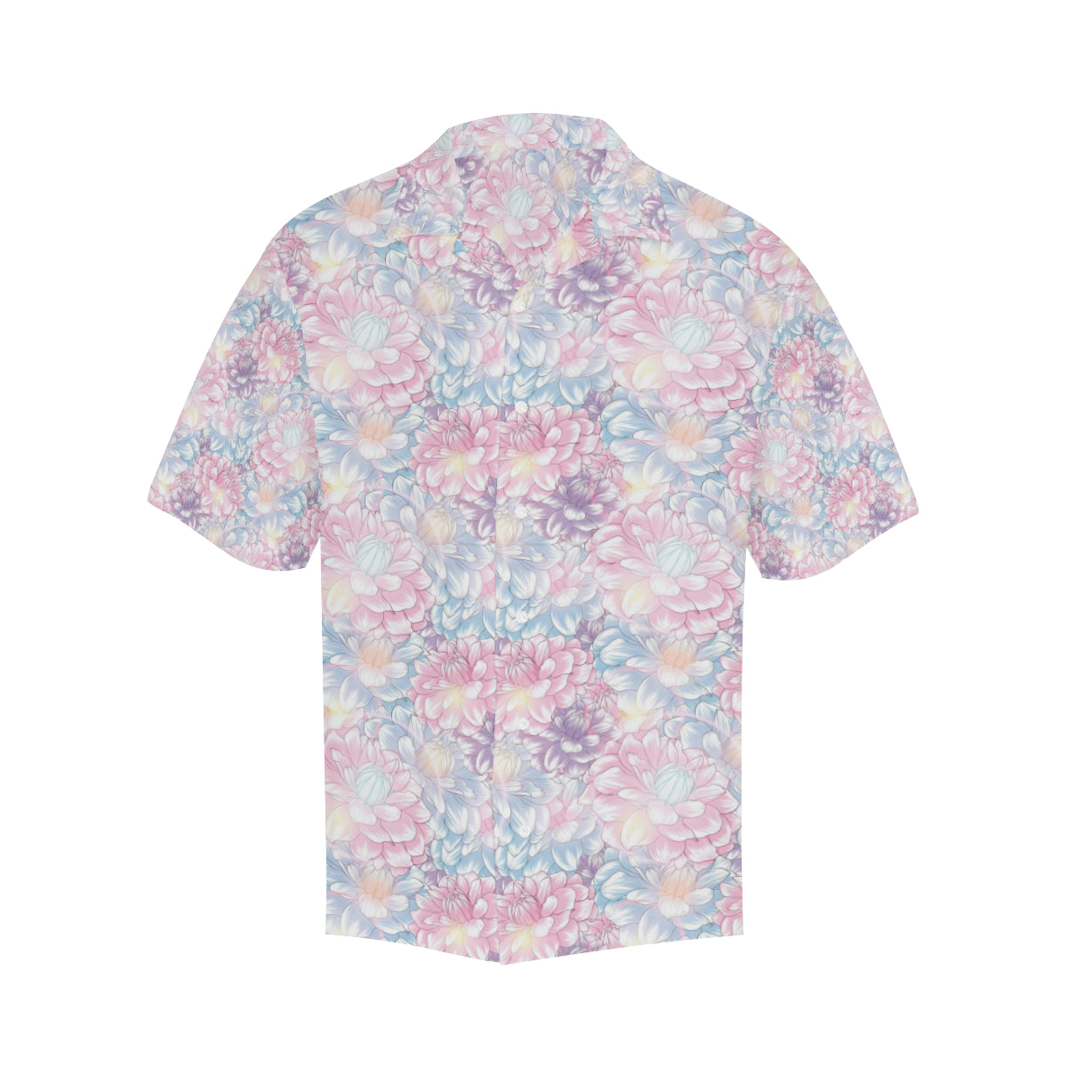 Dahlia Pattern Print Design 01 Men's Hawaiian Shirt