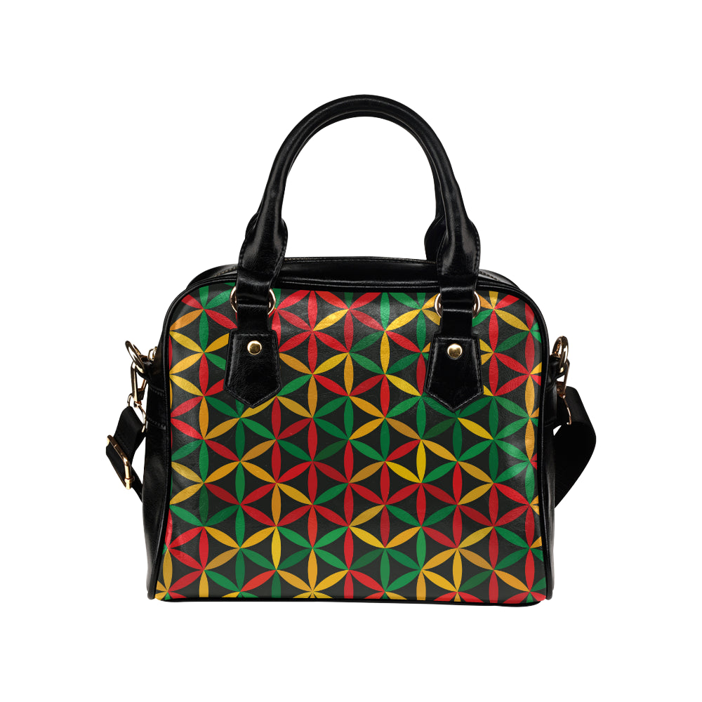 Rasta Pattern Print Design A04 Shoulder Handbag