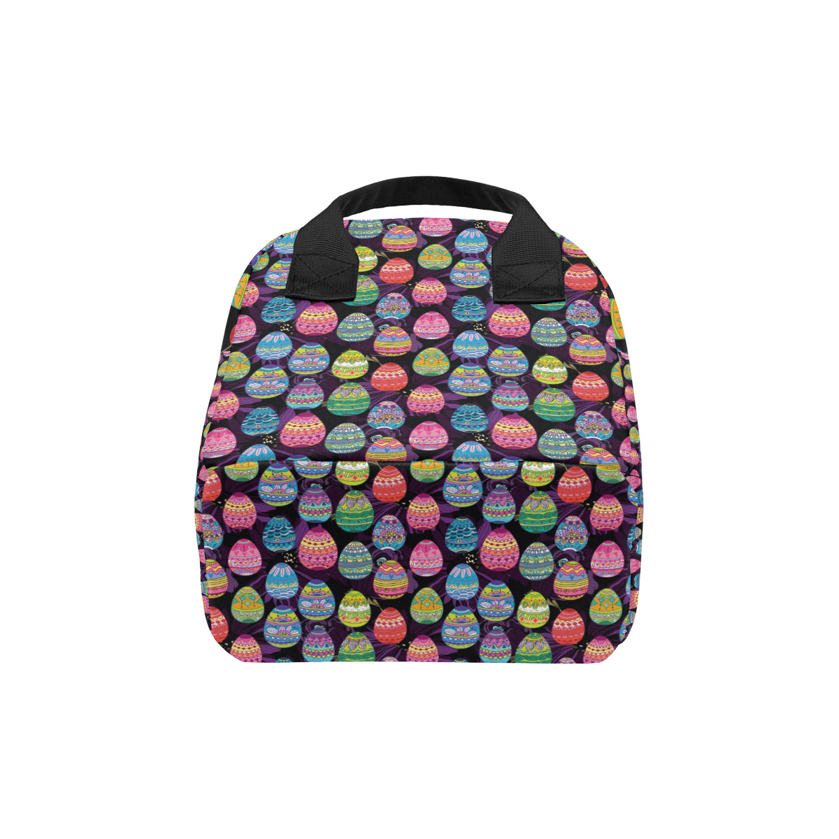 Easter Eggs Pattern Print Design RB08 Insulated Lunch Bag