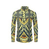 Polynesian Tattoo Print Men's Long Sleeve Shirt