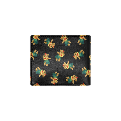 Hula Bear Pattern Print Design 06 Men's ID Card Wallet
