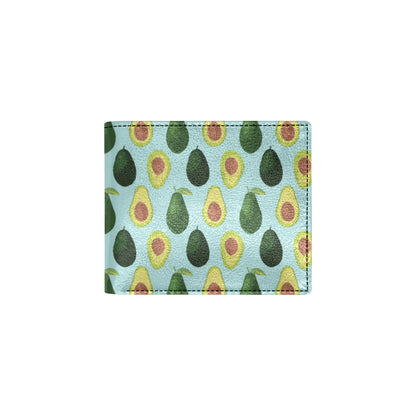 Avocado Pattern Print Design 04 Men's ID Card Wallet