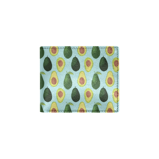 Avocado Pattern Print Design 04 Men's ID Card Wallet