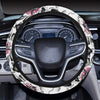 Cherry Blossom Pattern Print Design CB03 Steering Wheel Cover with Elastic Edge