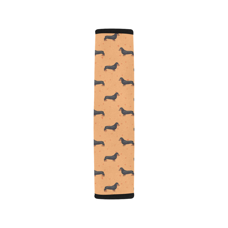 Dachshund Draw Print Pattern Car Seat Belt Cover