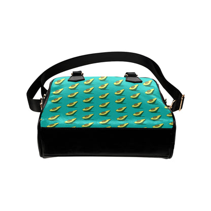 Avocado Pattern Print Design 03 Shoulder Handbag