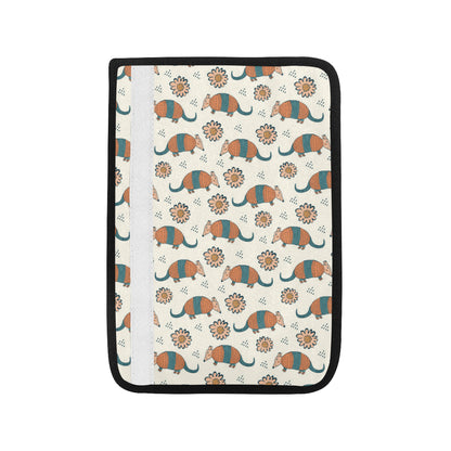 Armadillo Pattern Print Design 02 Car Seat Belt Cover
