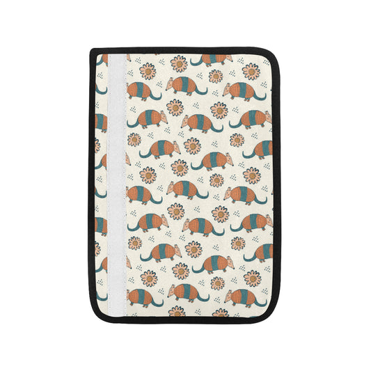 Armadillo Pattern Print Design 02 Car Seat Belt Cover