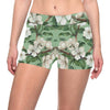 Apple blossom Pattern Print Design AB02 Yoga Shorts